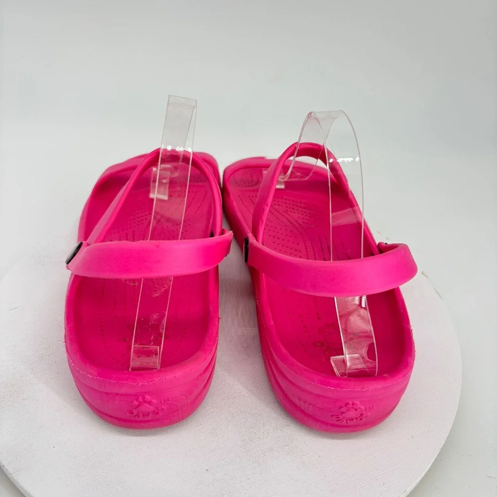 Dawgs Z Sandal Women Sz 10 Pink Swim Summer Strappy Lightweight Comfort Slip On